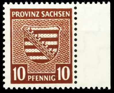 SBZ PROV. Sachsen Nr 78Xa postfrisch SRA X656206