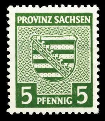 SBZ PROV. Sachsen Nr 75Xay postfrisch X65642A