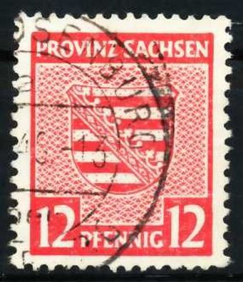 SBZ PROV. Sachsen Nr 79Ya gestempelt X659556
