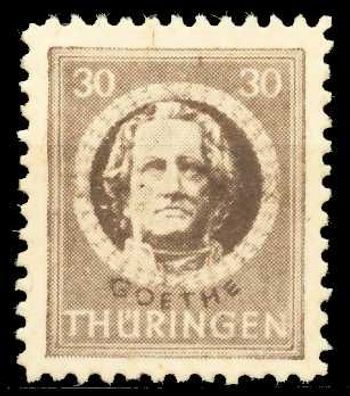 SBZ Thüringen Nr 99AYbz1 postfrisch X6704C2