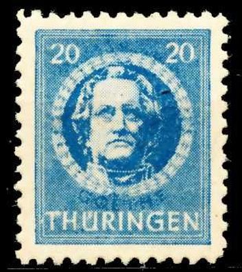 SBZ Thüringen Nr 98AYz1 postfrisch X670606