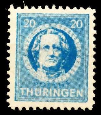 SBZ Thüringen Nr 98AYz1 postfrisch X670646