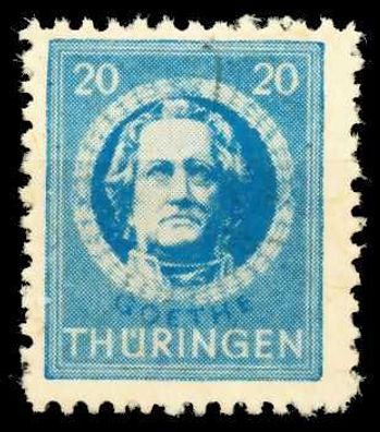 SBZ Thüringen Nr 98AYz1 postfrisch X67064E