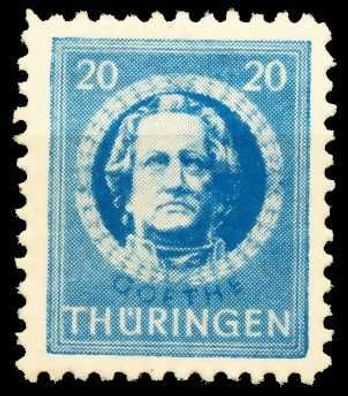 SBZ Thüringen Nr 98AYz1 postfrisch X67069E