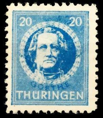 SBZ Thüringen Nr 98AYz1 postfrisch X6706EA