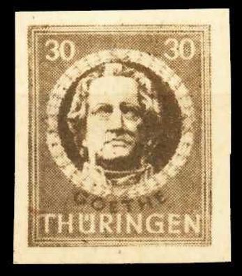 SBZ Thüringen Nr 99BYaz2 postfrisch X67075E