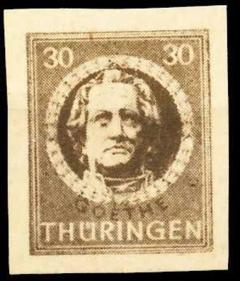 SBZ Thüringen Nr 99BYaz2 postfrisch X67076E