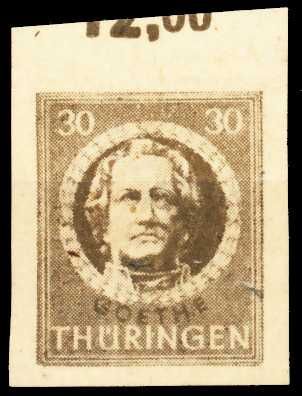 SBZ Thüringen Nr 99BYaz2 postfrisch X670796