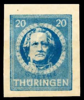 SBZ Thüringen Nr 98BYy postfrisch X67312E