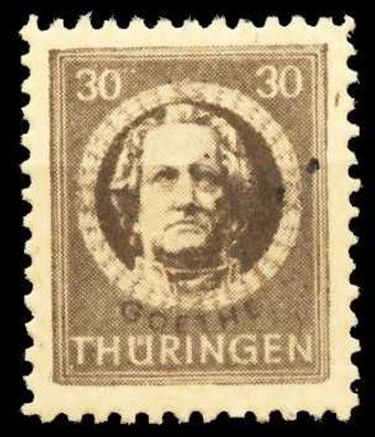 SBZ Thüringen Nr 99AYaz2 postfrisch X673162