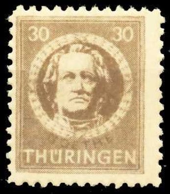 SBZ Thüringen Nr 99AXap1 postfrisch X67320A