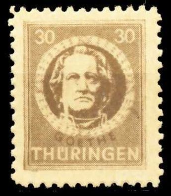 SBZ Thüringen Nr 99AXap1 postfrisch X67323A