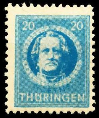 SBZ Thüringen Nr 98AXp1 postfrisch X6732AE