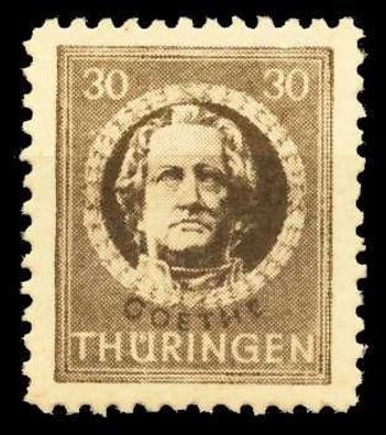 SBZ Thüringen Nr 99AXaw postfrisch X67332E