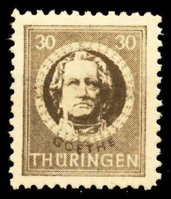 SBZ Thüringen Nr 99AXaw postfrisch X673342