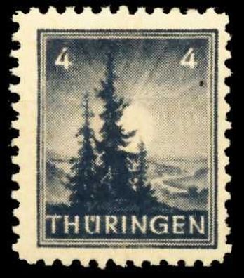 SBZ Thüringen Nr 93AXt postfrisch X67378A