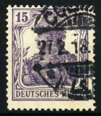 D-REICH Germania Nr 101a gestempelt X687222
