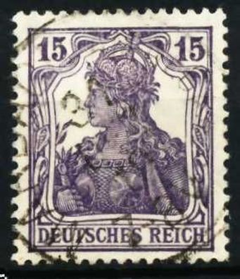D-REICH Germania Nr 101a gestempelt X68722E
