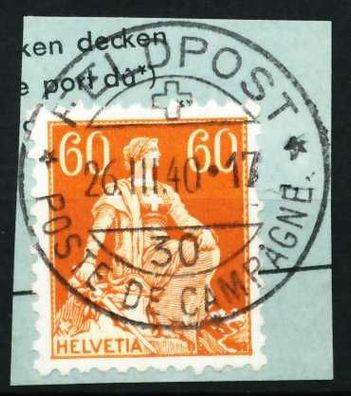 Schweiz 1917 Nr 140z gestempelt Briefstück zentrisch X696FF2