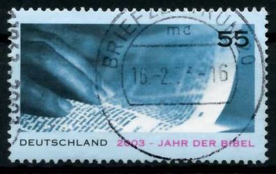 BRD 2003 Nr 2312 zentrisch gestempelt X6A1726