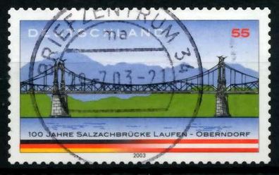 BRD 2003 Nr 2345 zentrisch gestempelt X6A1966