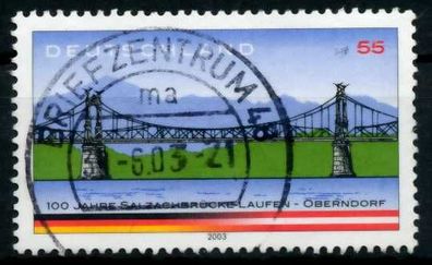 BRD 2003 Nr 2345 zentrisch gestempelt X6A199E