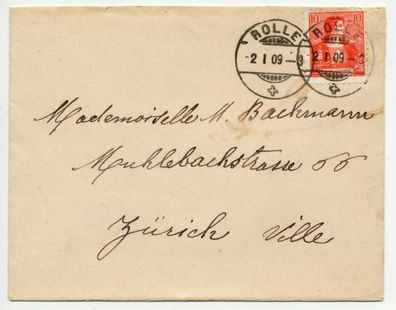 Schweiz 1907 Nr 98 BRIEF EF X6B6AE2