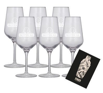 Botucal Rum Nosing Glas Gläser Set Ron de Venezuela Glas Longdrinkglas - 6x Gl