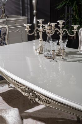 Tisch Luxus Esszimmertisch Stehtisch Esszimmer Holztisch Tische Art déco Möbel