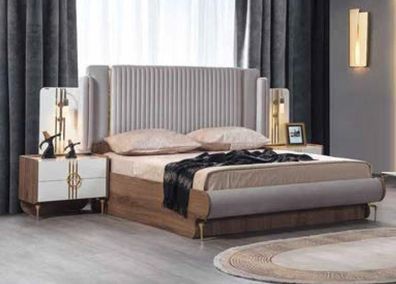 Nachttische Gruppen Betten Holz Möbel Wohnzimmer Italienische Einrichtung Neu