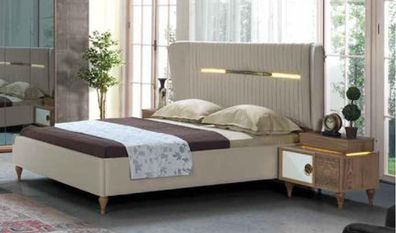 Nachttische Betten Holz Möbel Wohnzimmer Italienische Möbel Luxus Bett Konsolen