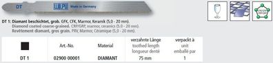 Diamant Stichsägeblatt 100mm für Keramik GFK Typ DT1 "grob" made in Germany