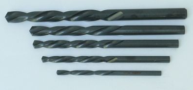 HSS Metallbohrer Spiralbohrer Satz linksschneidend 5tlg 3 - 7mm Linksausdreher