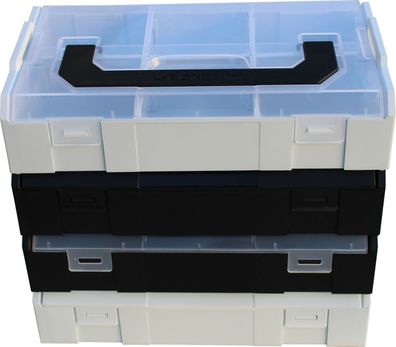 12 x Sortimo L-BOXX mini Grau/ Transparent 12er Zubehör L-BOX Lboxx Professional
