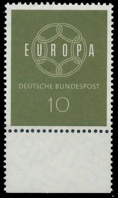 BRD BUND 1959 Nr 320 postfrisch URA X55830E