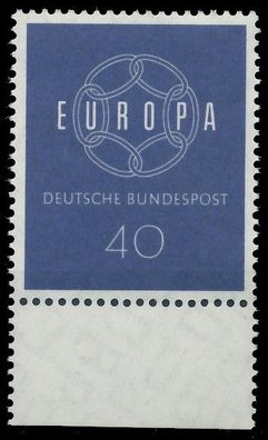 BRD BUND 1959 Nr 321 postfrisch URA X558312