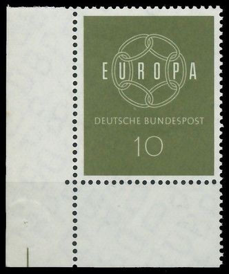 BRD BUND 1959 Nr 320 postfrisch ECKE-ULI X55835E