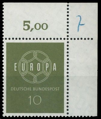 BRD BUND 1959 Nr 320 postfrisch ORA X558362