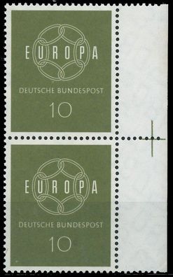 BRD BUND 1959 Nr 320 postfrisch SENKR PAAR X558366