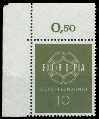 BRD BUND 1959 Nr 320 postfrisch ORA X55835A