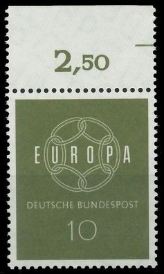 BRD BUND 1959 Nr 320 postfrisch ORA X55839E