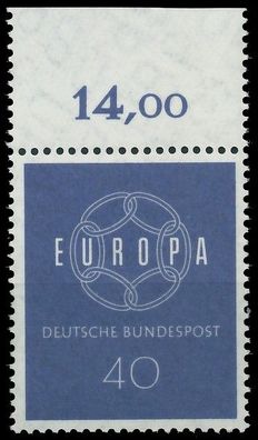 BRD BUND 1959 Nr 321 postfrisch ORA X5583DA