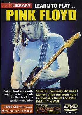 Learn To Play Pink Floyd DVD Lick Library