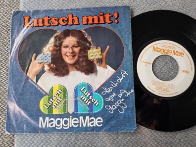Maggie Mae - Lutsch mit! 7'' Vinyl Germany Rachengold PROMO