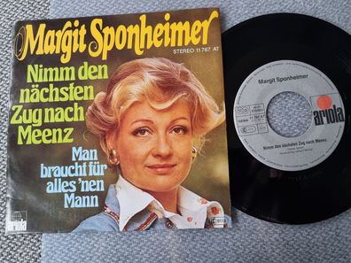 Margit Sponheimer - Nimm den nächsten Zug nach Meenz 7'' Vinyl Germany