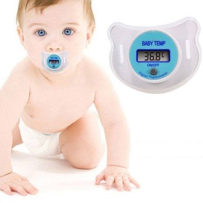 LCD-Digital-Mundsauger, Schnullerthermometer für Baby
