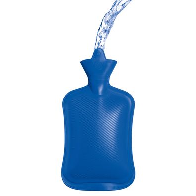 Wärmflasche 2 Liter Blau 31,5x18,5cm