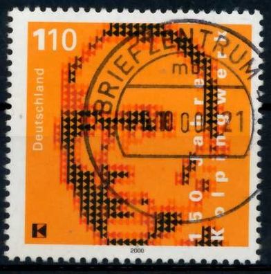 BRD 2000 Nr 2135 zentrisch gestempelt X6D8F62