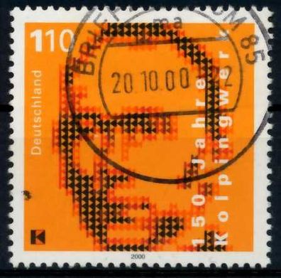 BRD 2000 Nr 2135 zentrisch gestempelt X6D8F66