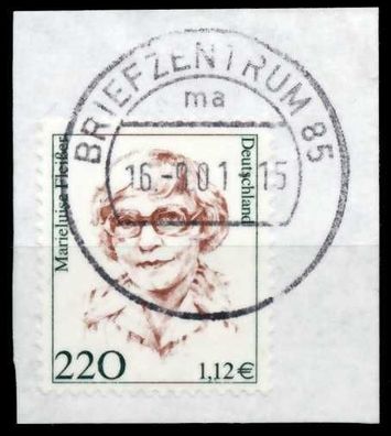 BRD DS FRAUEN Nr 2158 gestempelt Briefstück zentrisch X6D92AA
